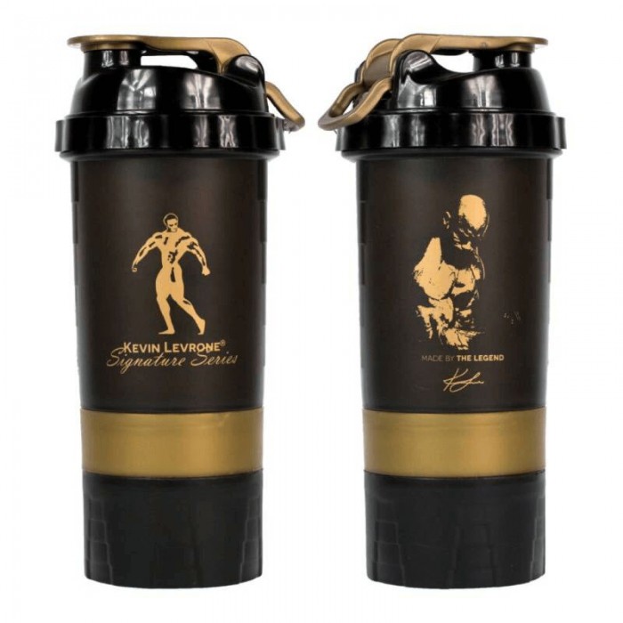 Kevin Levrone Shaker / Made by the Legend / 500ml - Черно/Златен